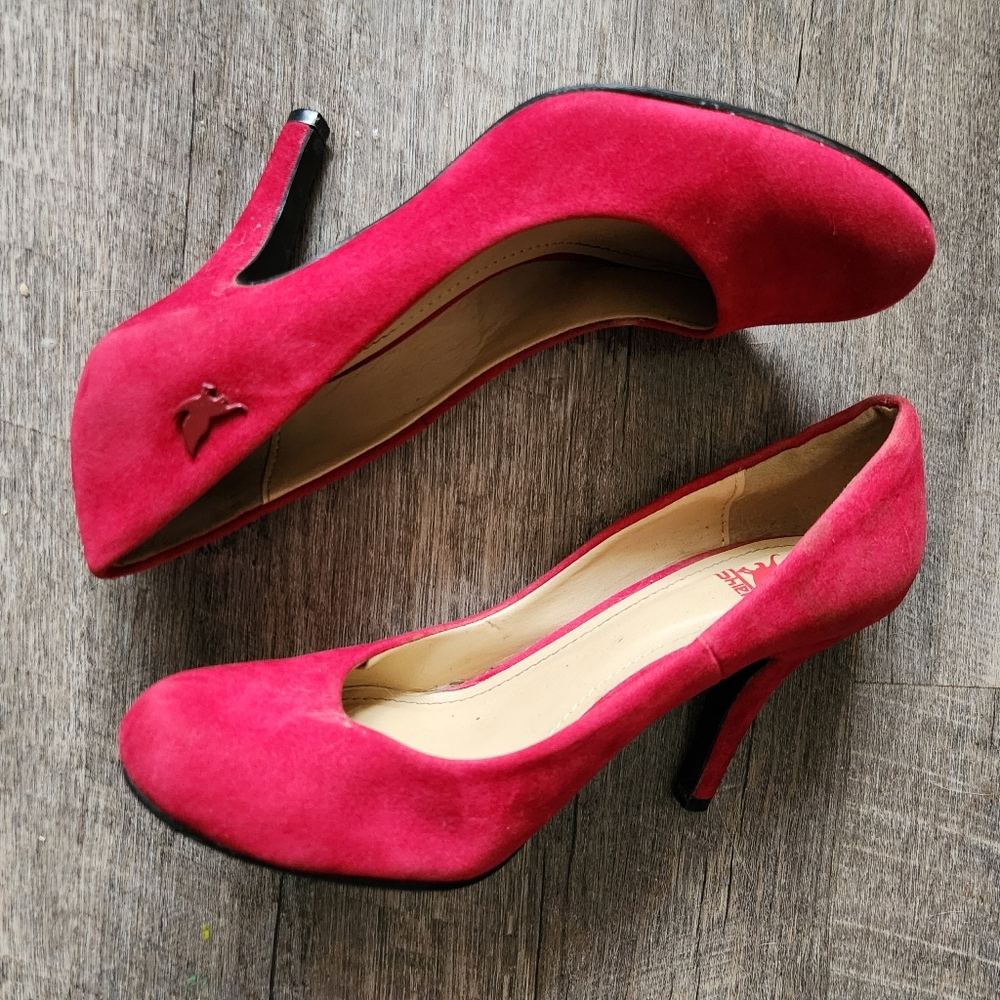 Shiekh Women's Red Heels Size 7